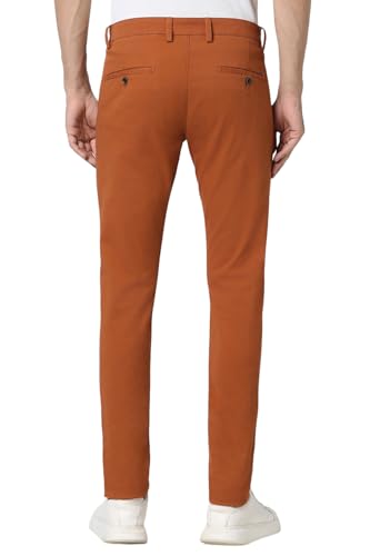 Peter England Men Low Rise Skinny Fit Pants - Image 4