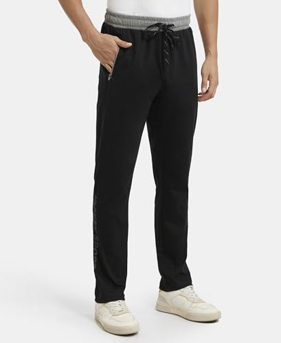 Jockey 9510 Men's Slim Fit Mid Rise Trackpants - Image 3