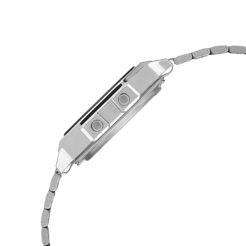 Casio Vintage Digital Watch Silver Stainless Steel - Image 5