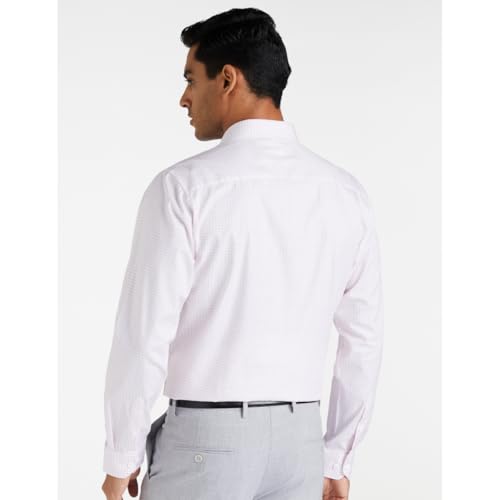 Allen Solly Men's Cotton Classic Fit Checkered Formal Shirt - Image 4