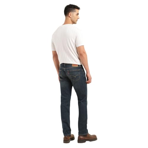 Levi's Men's 511 Slim Fit Mid Rise Navy Jeans - Image 4
