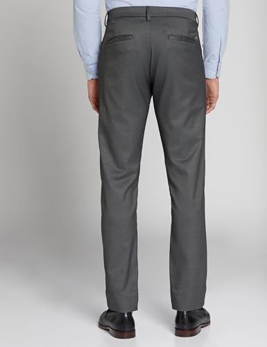 Allen Solly Men Slim Textured Flat Front Formal Trousers - Image 3