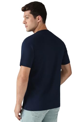 Peter England Men's Cotton Regular Fit Crew Neck T-Shirt - Image 4