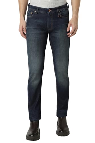 Peter England Men's Mid Rise Slim Jeans - Image 2