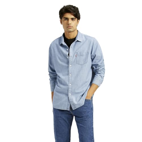 Levi's Men's Solid Slim Fit Shirt - Image 5