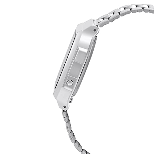 Casio Vintage Digital Watch Silver Stainless Steel - Image 5