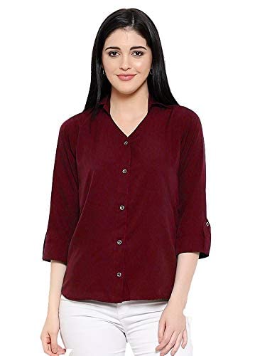 Leriya Fashion Women's Summer Cotton Plain Tops 3 4 Flare Sleeve Tie Knot Loose Casual Tops - Authentic Leriya Clothing | UrbanThreads - Image 2