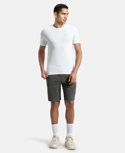 Jockey AM14 Men's Super Combed Cotton Rich Shorts - Image 5