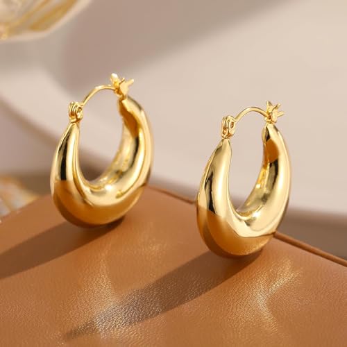 Shining Diva Stainless Steel Hoop Bali Earrings for Women - Image 4
