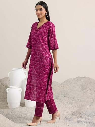 Libas Women's Cotton Kurta Set - Authentic Libas Clothing | UrbanThreads - Image 3
