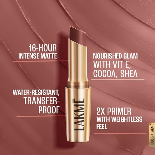 Lakme Powerplay Priming Matte Lipstick Smudgeproof Lightweight - Image 4