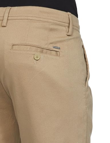 Peter England Men's Slim Fit Stretchable Casual Trousers - Image 5