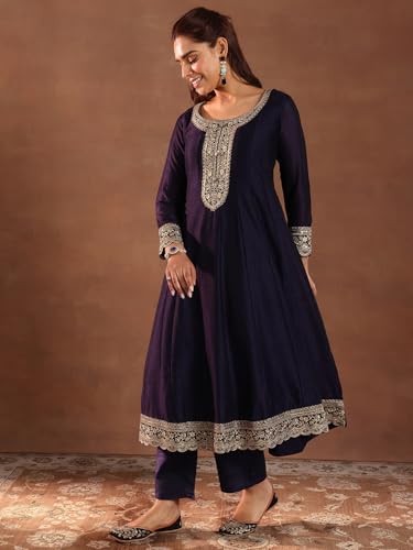 Libas Women's Silk Blend Kurta Sets - Authentic Libas Clothing | UrbanThreads - Image 3