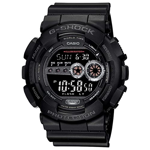 Casio G-Shock GD-100-1BDR Digital Black Dial Men's Watch - Image 2