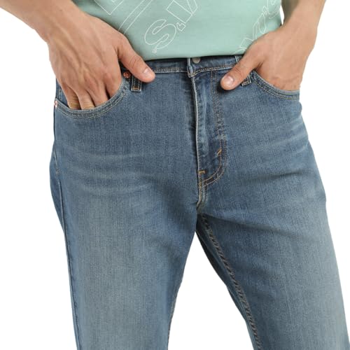 Levi's Men's 511 Slim Fit Mid Rise Blue Jeans - Image 5