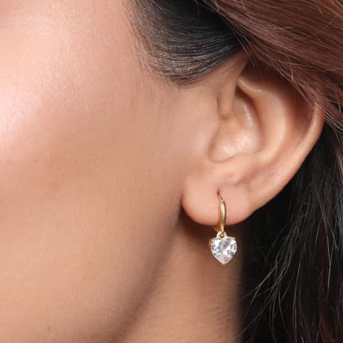 ZAVYA 925 Sterling Silver Cubic Zirconia Drop Earrings - Image 5
