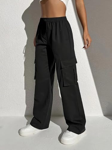 Leriya Fashion Womens High Rise Cargo Pants | Trousers | High-Waisted | Pants | Korean Trousers | Ba - Authentic Leriya Clothing | UrbanThreads - Image 5