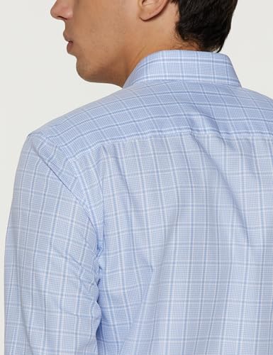 Peter England Men's Slim Fit Self-Checkered Formal Shirt - Image 5