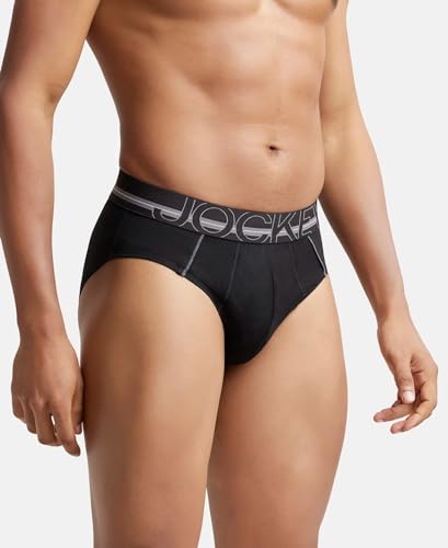 Jockey Men's Super Combed Cotton Solid Brief - Image 3