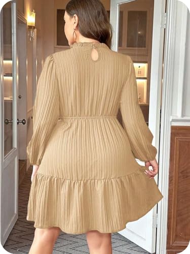 Leriya Fashion Women's Black Pleated Mini Dress | Long Sleeve Flared Fit | Western Style Short Dress - Authentic Leriya Clothing | UrbanThreads - Image 5