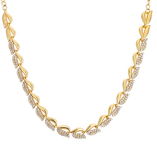 Urban Threads Gold Plated AD Necklace and Bangles Set - Image 5