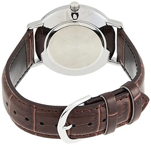 Casio Minimalist Blue Dial Leather Watch - Image 5