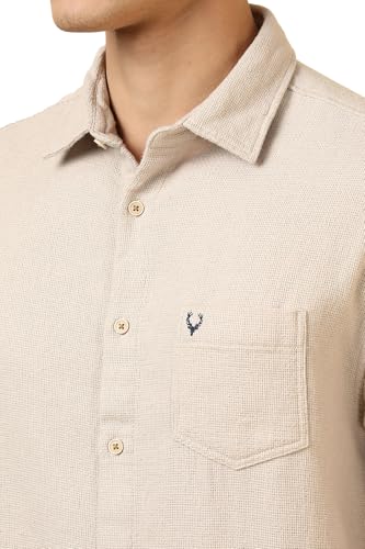 Allen Solly Men Cotton Blend Regular Fit Casual Shirt - Image 5