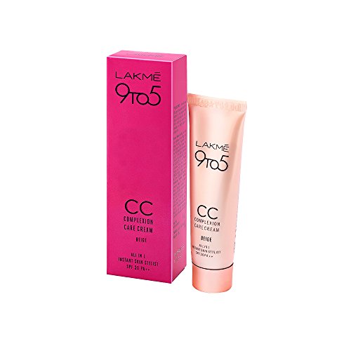 LAKMÉ 9 To 5 CC Cream Mini 01 - Beige All Skin Types - Image 4