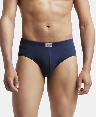Jockey 8035 Men's Super Combed Cotton Solid Poco Brief - Image 3
