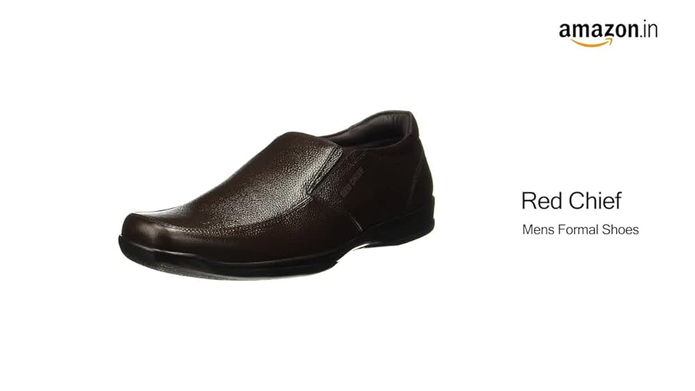 Red Chief Genuine Leather Formal Slip-On Shoes for Men | Elegant & Comfortable Office Wear | RC3500 - Authentic Red Footwear | UrbanThreads - Image 3