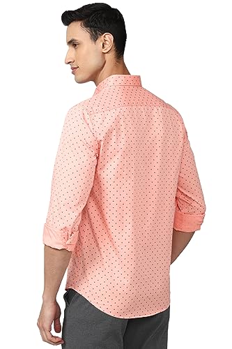 Peter England Men's Printed Slim Fit Casual Shirt Cotton - Image 5