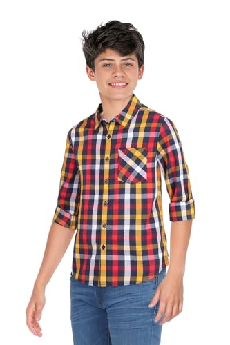 Allen Solly Boy's Cotton Regular Fit Shirt - Image 4