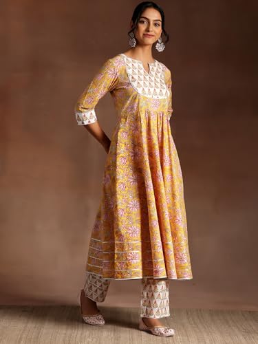 Libas Women Cotton Printed Kurta Sets - Authentic Libas Clothing | UrbanThreads - Image 3
