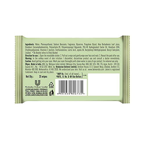 LAKMÉ 9To5 Natural Aloe Cleansing Wipes 141 G - Image 5