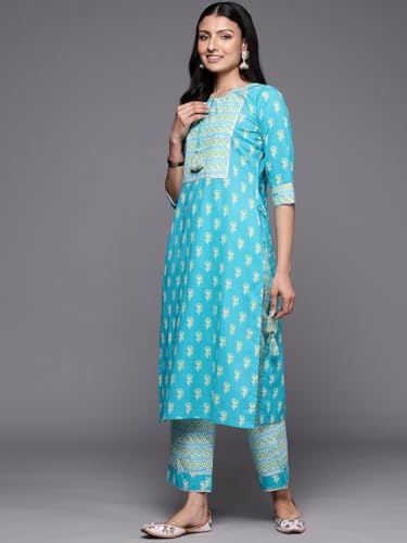 Libas Printed Cotton Kurta Set | UrbanThreads.in - Image 4