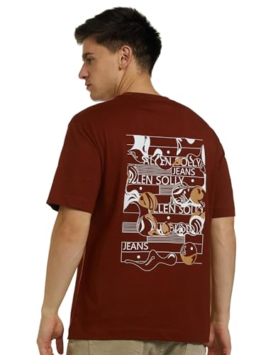 Allen Solly Men Cotton Regular Fit Drop Shoulder T-shirt - Image 2