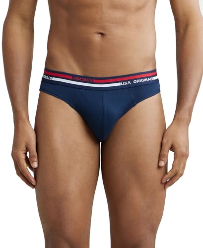 Jockey Men's Super Combed Cotton Solid Brief Ultrasoft Waistband - Image 2