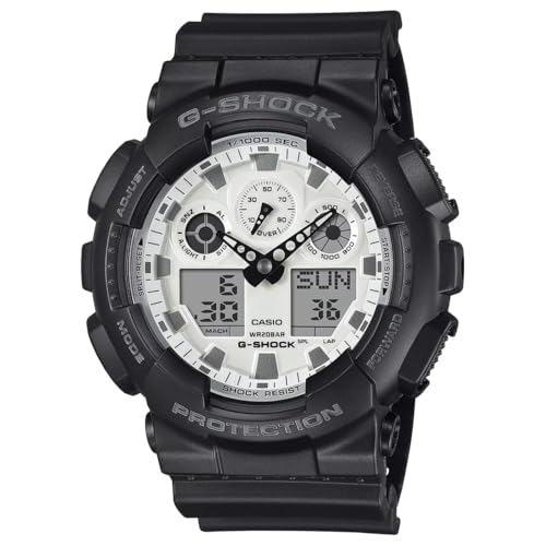 Casio G-Shock GA-100WD-1ADR Analog-Digital White Dial Men - Image 2