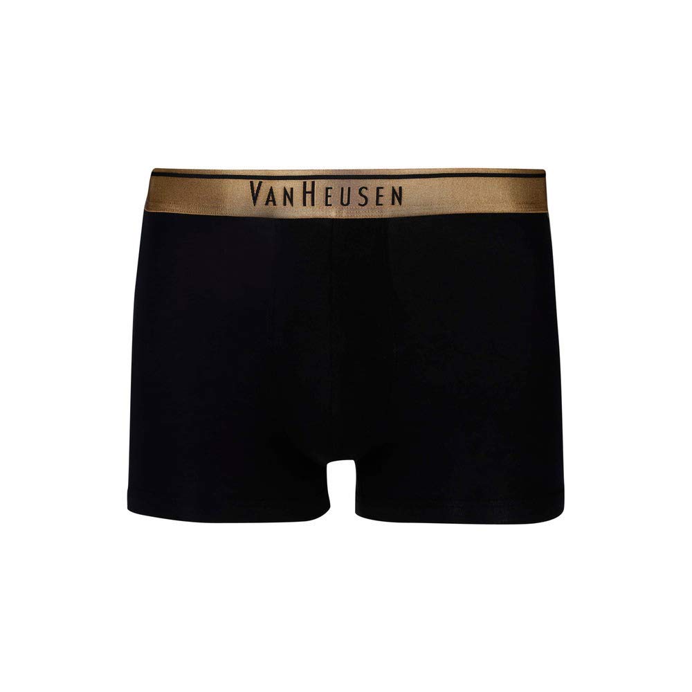 Van Heusen Men's Cotton Blend Classic Regular Solid Trunks - Authentic Van Fashion | UrbanThreads