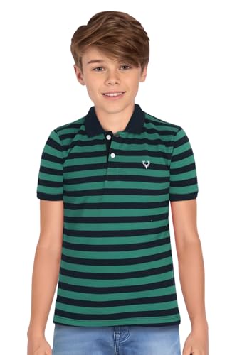 Allen Solly Boy's Cotton Regular Fit Polo T-Shirt - Image 2