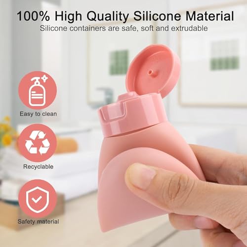 GaxQuly Travel Toiletries Bottles Kit Leak Proof Set - Image 5