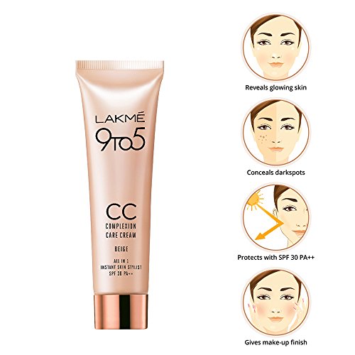 LAKMÉ 9 To 5 CC Cream Mini 01 - Beige All Skin Types - Image 5