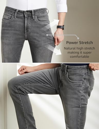 Symbol Men's Slim Fit Stretchable Jeans Casual Denim - Image 4