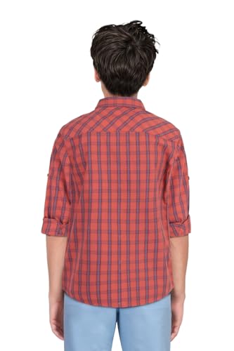 Allen Solly Boy's Cotton Regular Fit Shirt - Image 3
