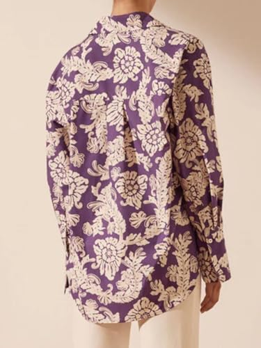 Leriya Fashion Women Rayon Shirts Korean Style Long Sleeve Oversized Button Down | Workwear Top for - Authentic Leriya Clothing | UrbanThreads - Image 4