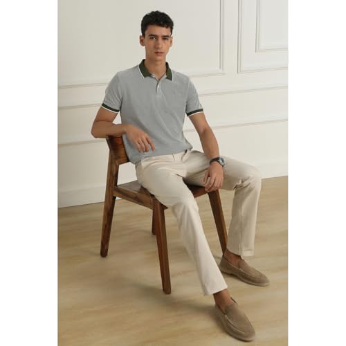 Van Heusen Premium Polo T-Shirt for Men | Quick Dry | Comfort Fit | Breathable Fabric - Authentic Van Clothing | UrbanThreads - Image 4