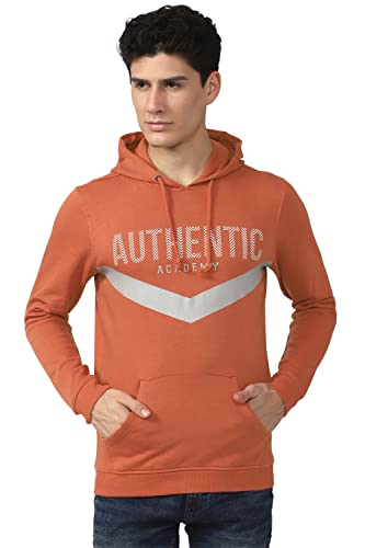 Van Heusen Men Cotton Blend Hooded Neck Sweatshirt - Authentic Van Clothing | UrbanThreads - Image 2