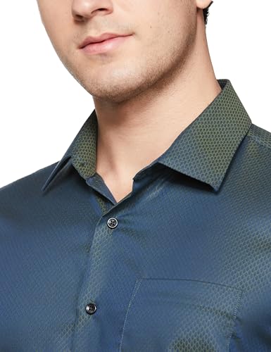 Van Heusen Men's Slim Fit Premium Ceremonial 100% Cotton Print Shirt - Authentic Van Clothing | UrbanThreads - Image 5