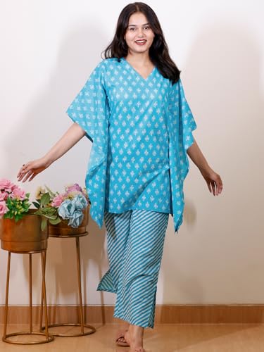 Libas Womens Printed Cotton Night Suit Set for Women - Authentic Libas Clothing | UrbanThreads - Image 4
