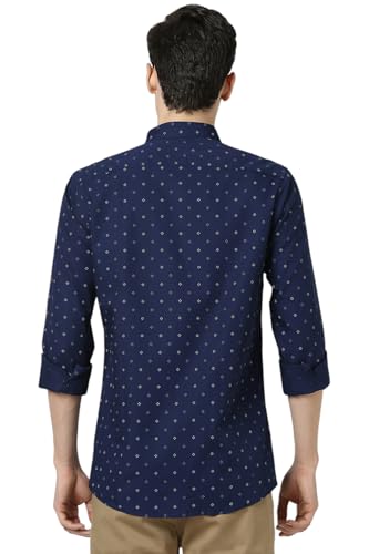 Peter England Men's Cotton Regular Fit Full Sleeve Shirt - Image 5